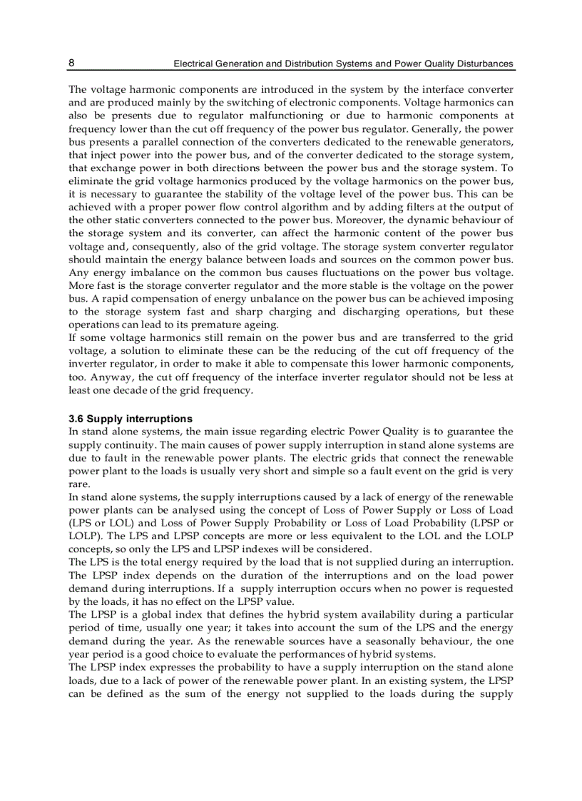 image for page Electrical Generation and Distribution Systems and Power Quality Disturbances