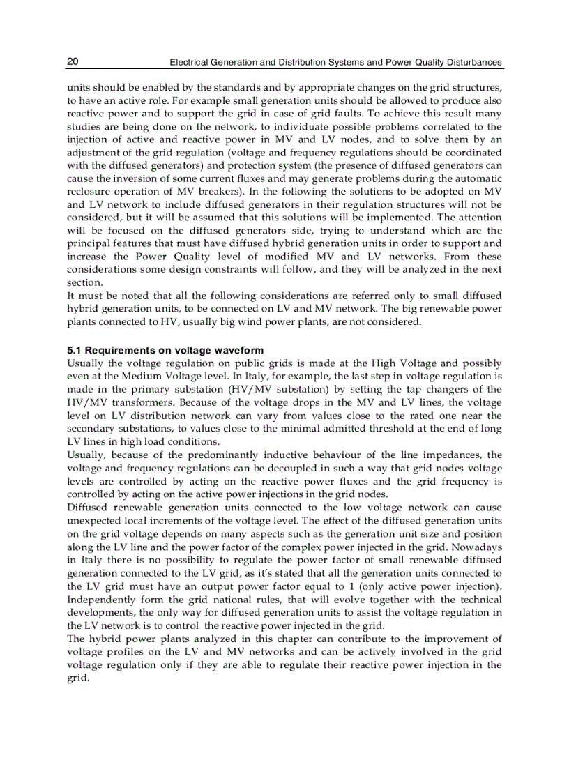 image for page Electrical Generation and Distribution Systems and Power Quality Disturbances