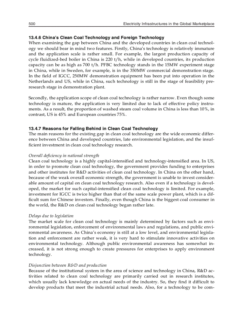 image for page Electricity Infrastructures in the Global Marketplace 1
