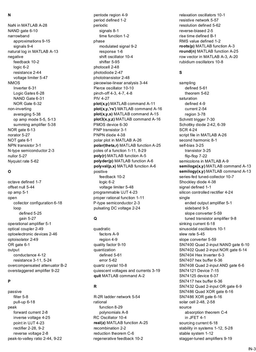 image for page Electronic Devices and Amplifier Circuits with MATLAB Applications