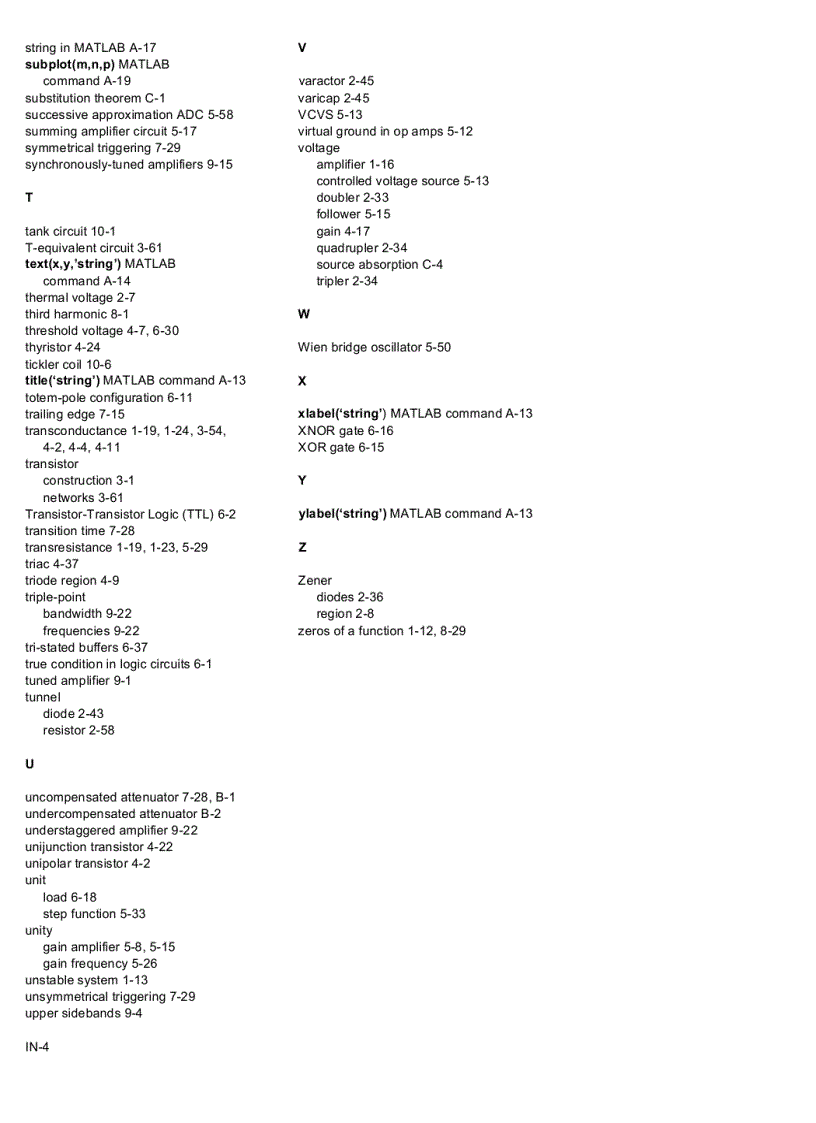 image for page Electronic Devices and Amplifier Circuits with MATLAB Applications