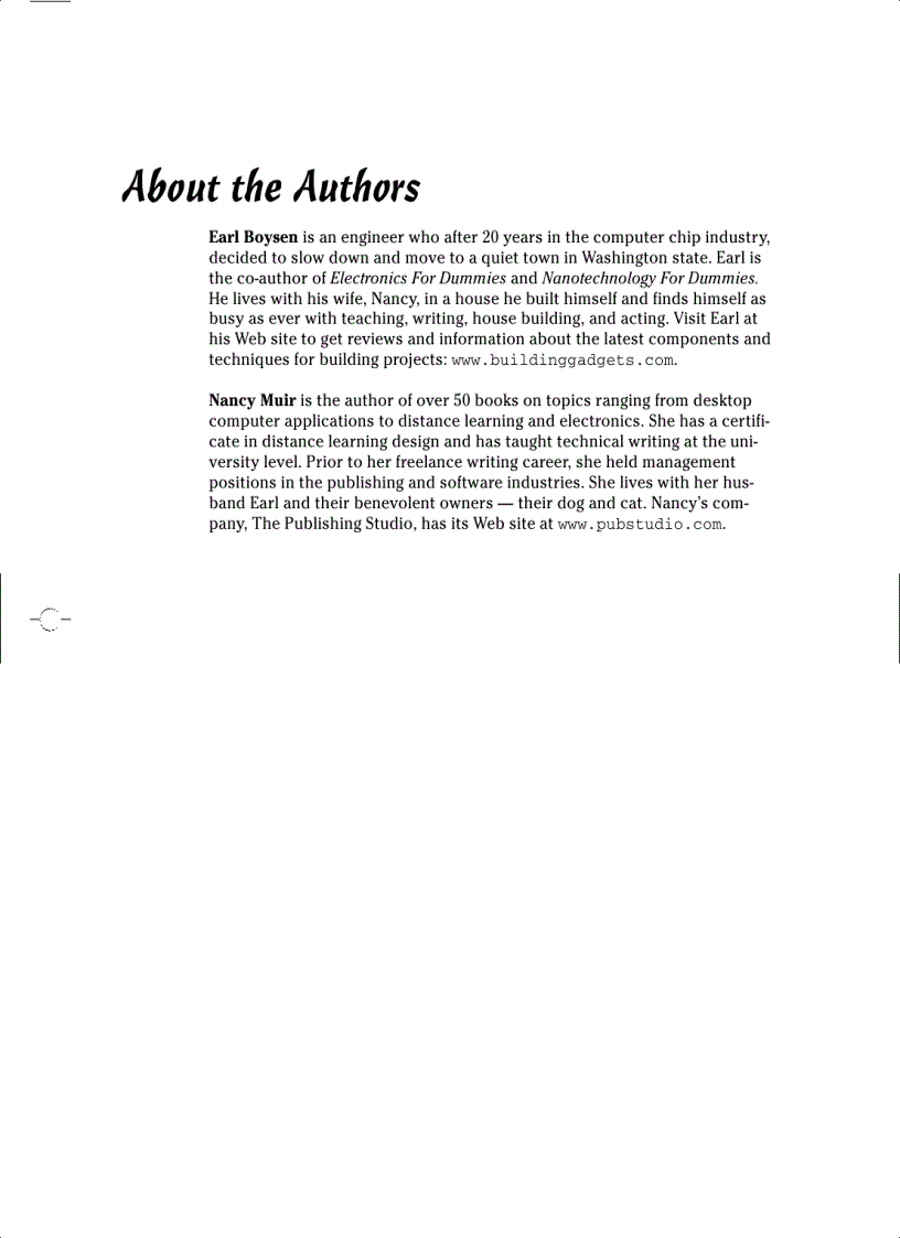 image for page Electronics Projects For Dummies