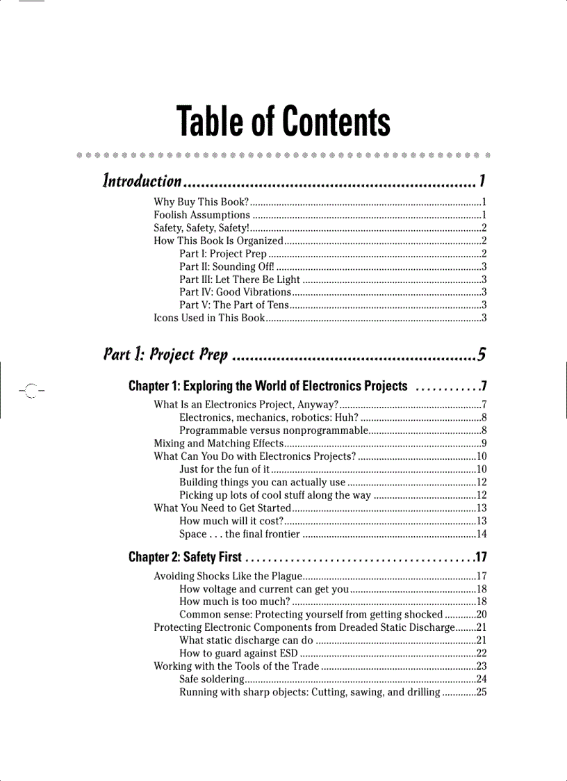 image for page Electronics Projects For Dummies