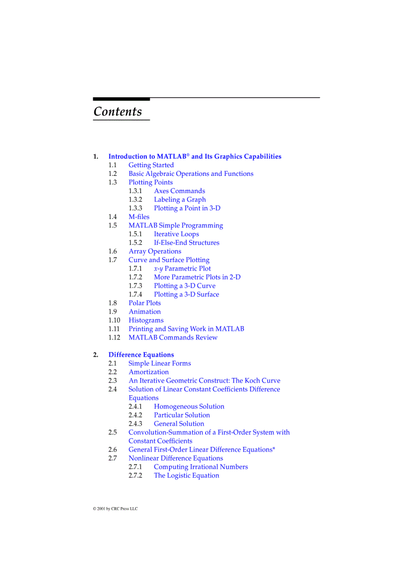 image for page Elementary Mathematical and Computational Tools for Electrical Using MATLAB