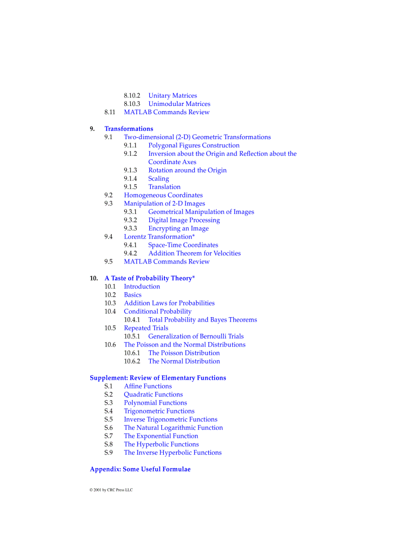 image for page Elementary Mathematical and Computational Tools for Electrical Using MATLAB
