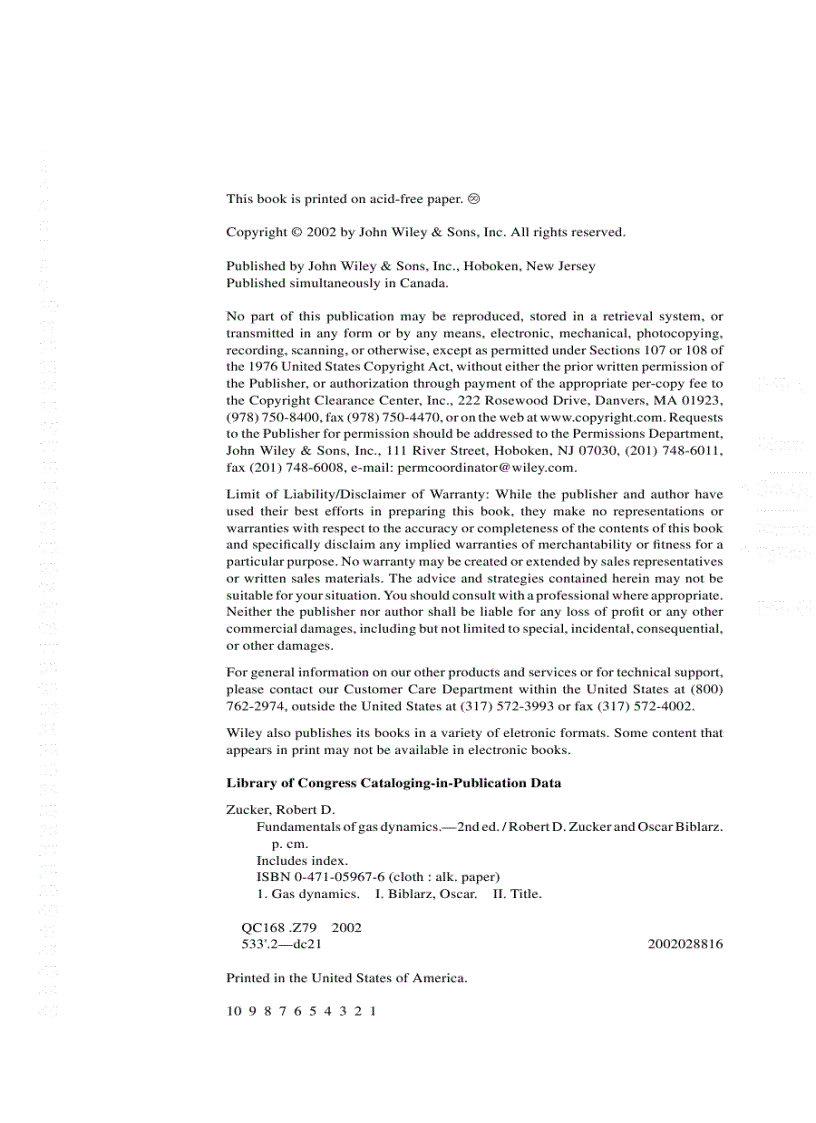 image for page Fundamentals of Gas Dynamics 2nd Edition