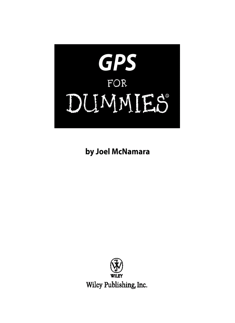 image for page GPS For Dummies