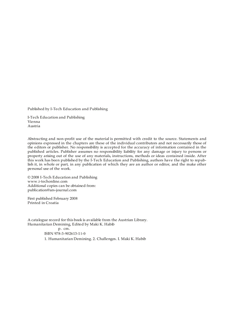 image for page Humanitarian Demining