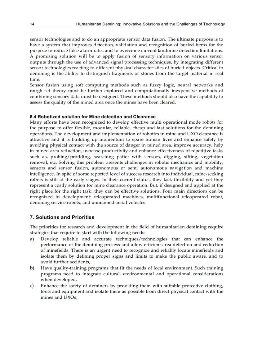 image for page Humanitarian Demining