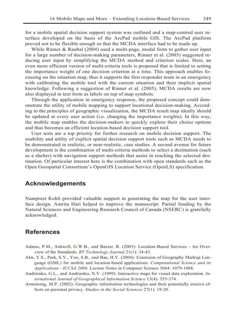 image for page Map based Mobile Services Design