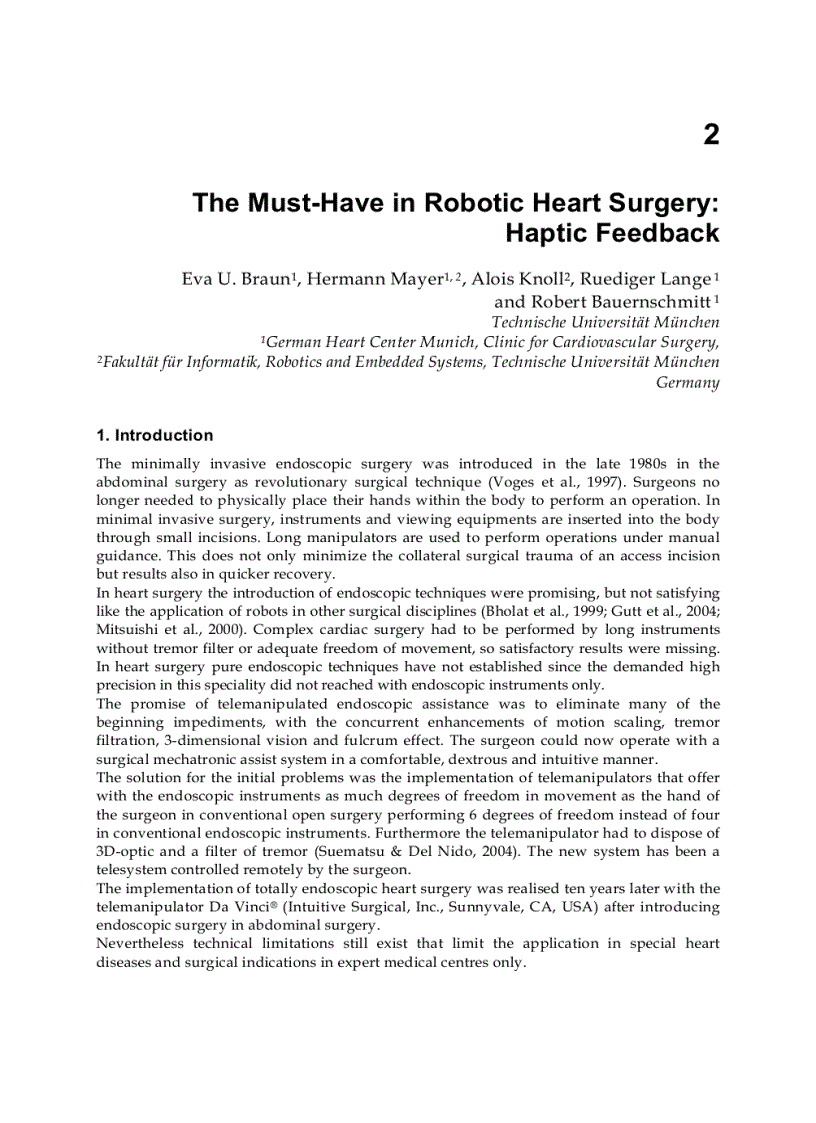 image for page Medical Robotics