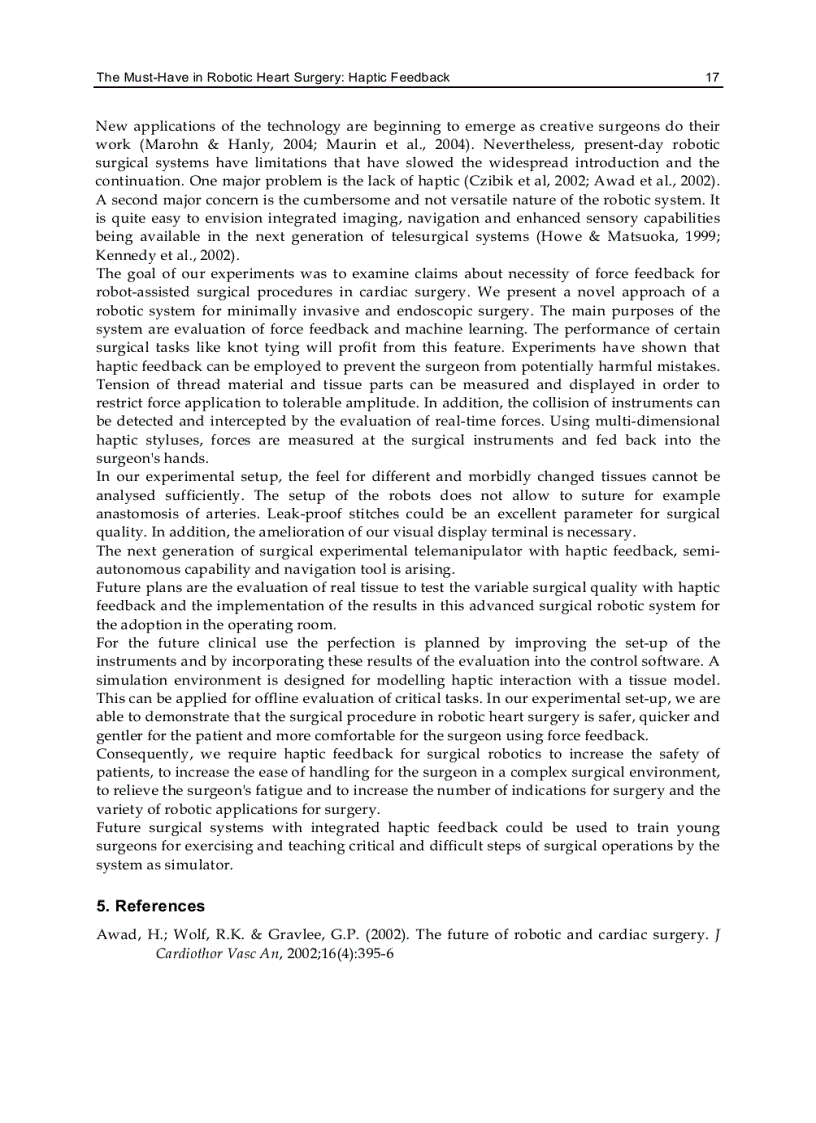 image for page Medical Robotics