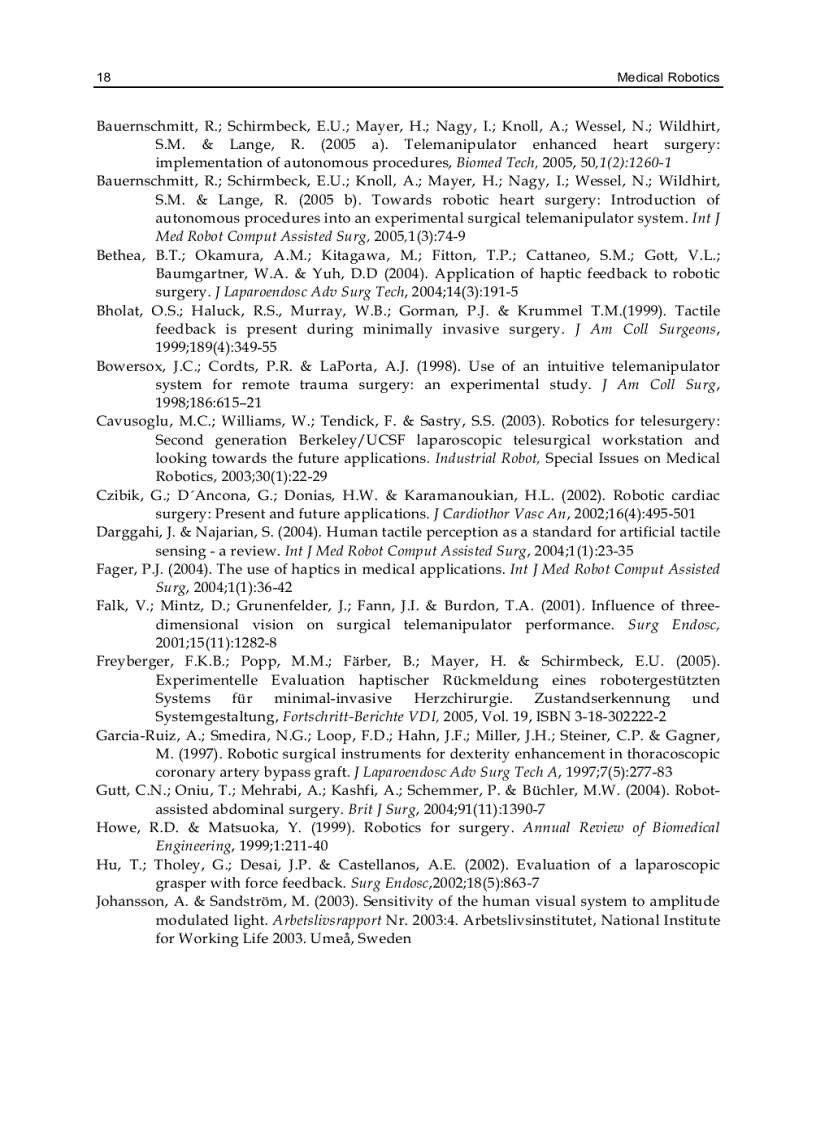 image for page Medical Robotics