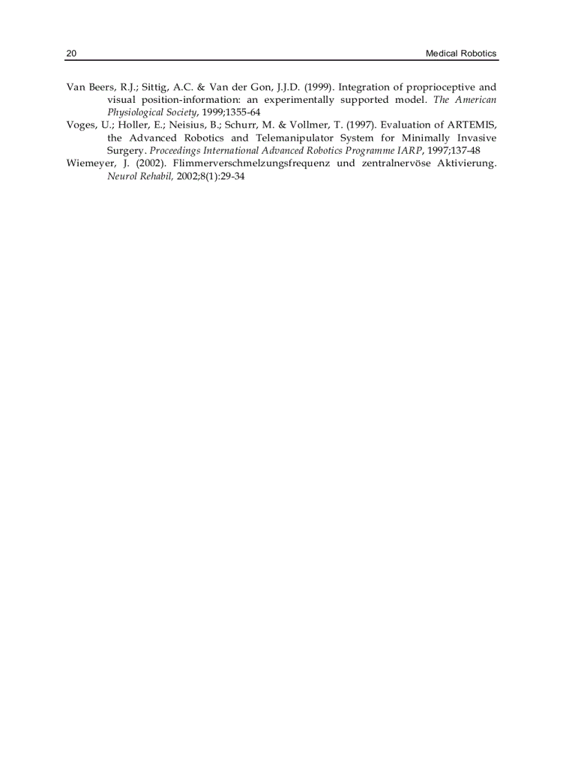 image for page Medical Robotics