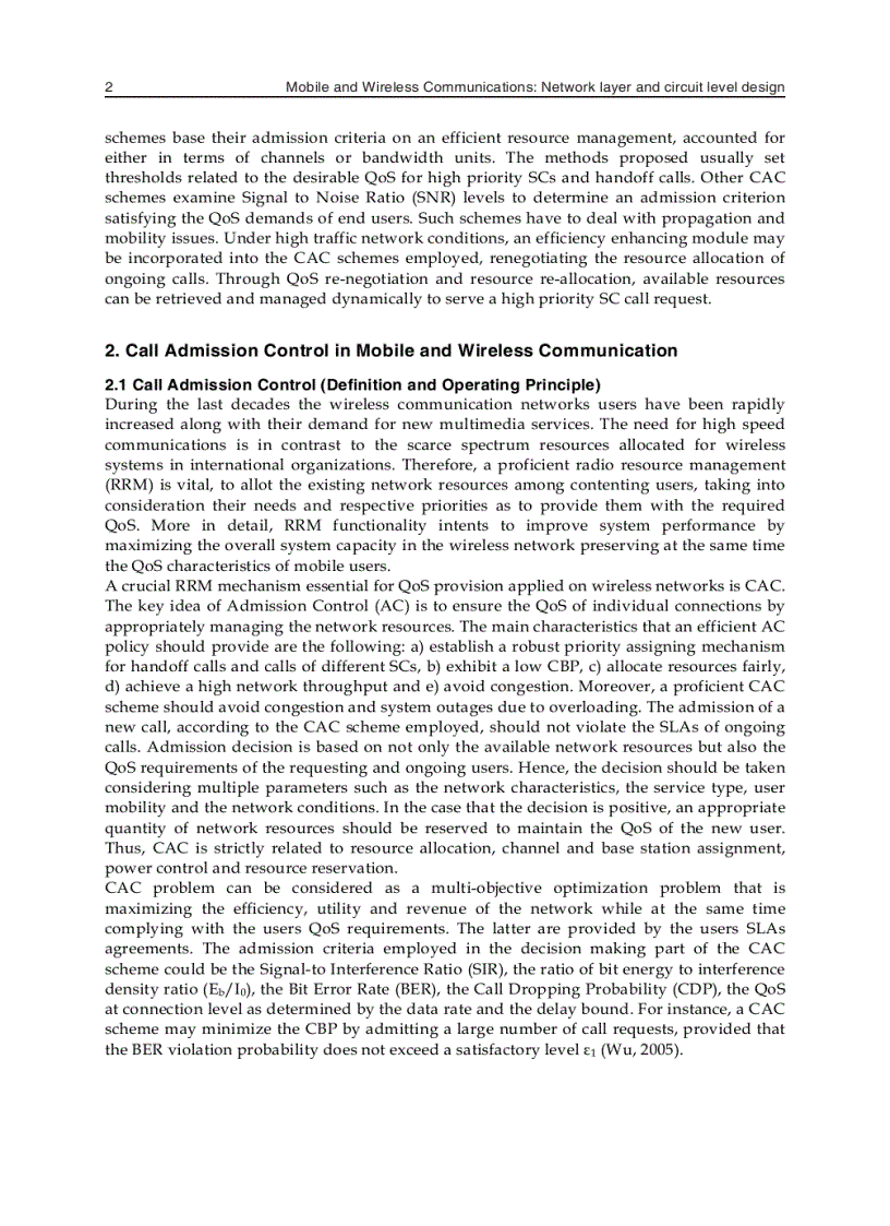 image for page Mobile and Wireless Communications Network Layer and Circuit Level Design