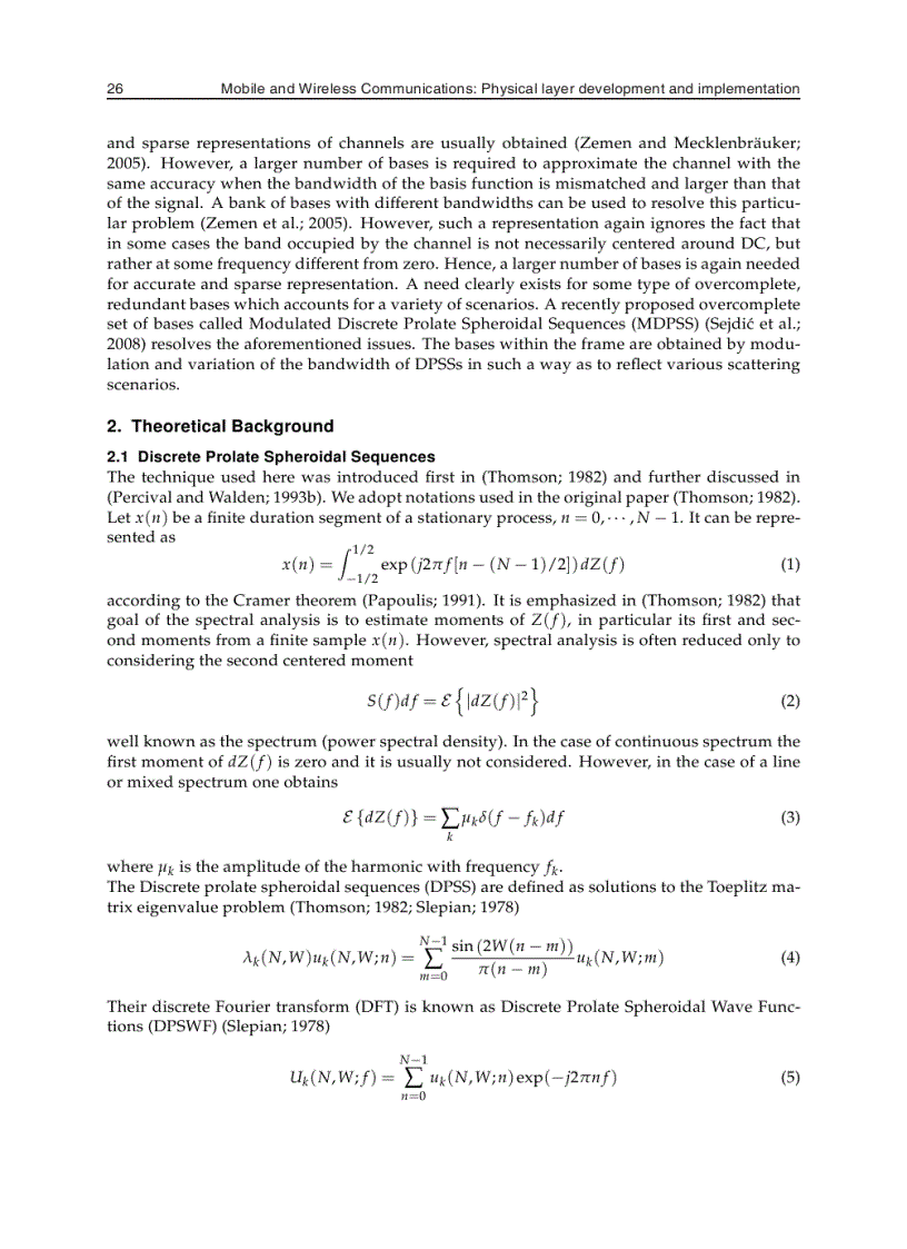 image for page Mobile and Wireless Communications Physical Layer Development and Implementatiom