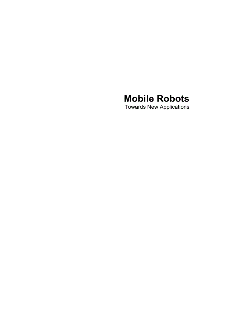 image for page Mobile Robots towards New Applications