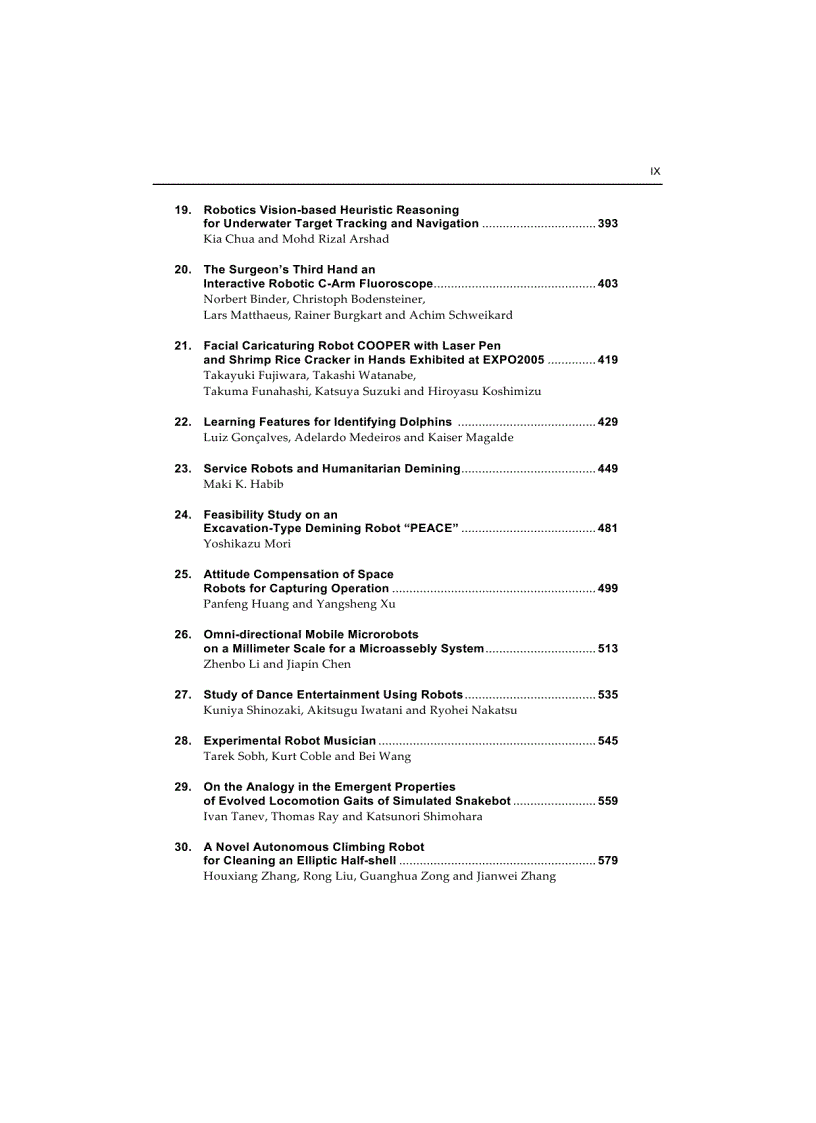 image for page Mobile Robots towards New Applications