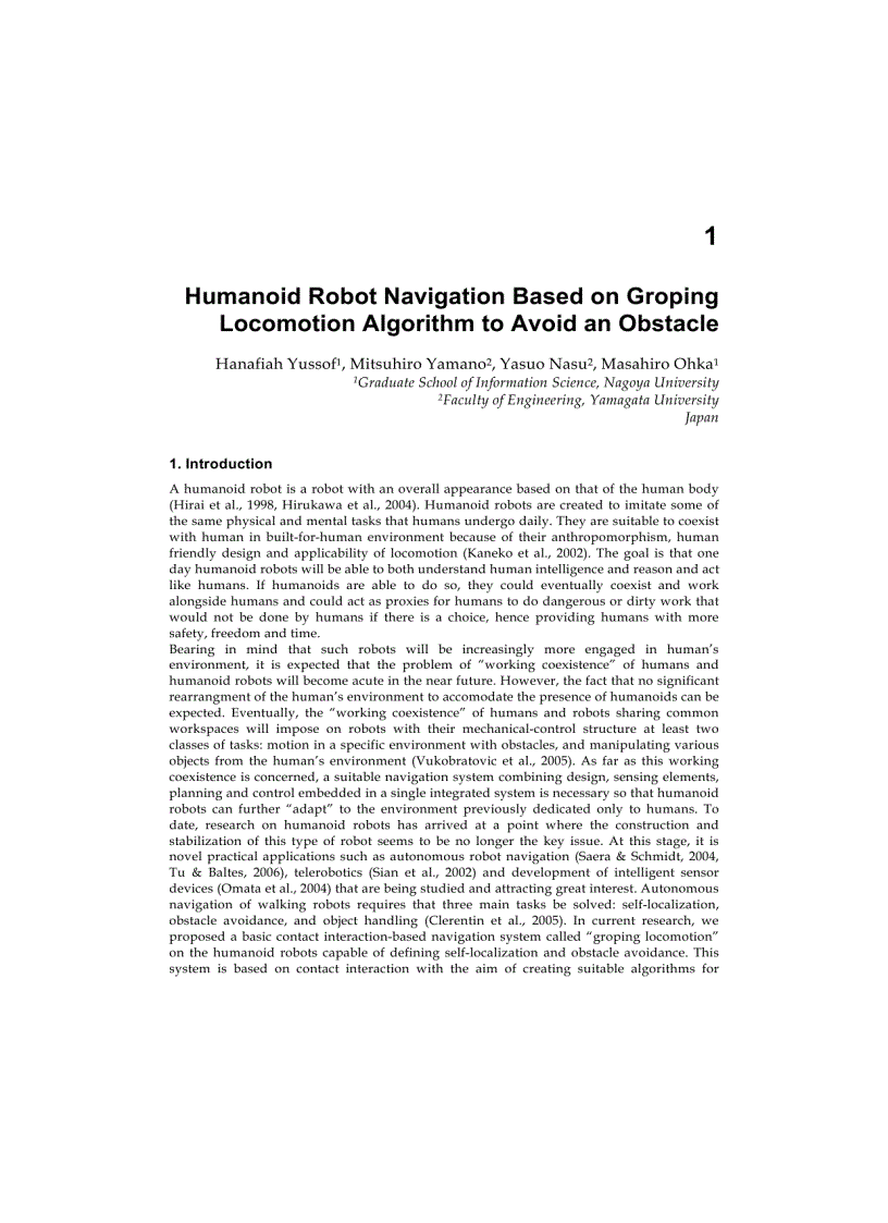 image for page Mobile Robots towards New Applications