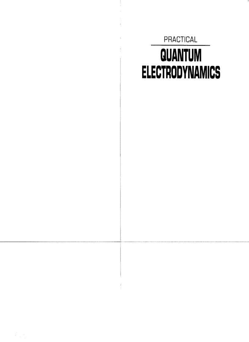 image for page Practical Quantum Electrodynamics