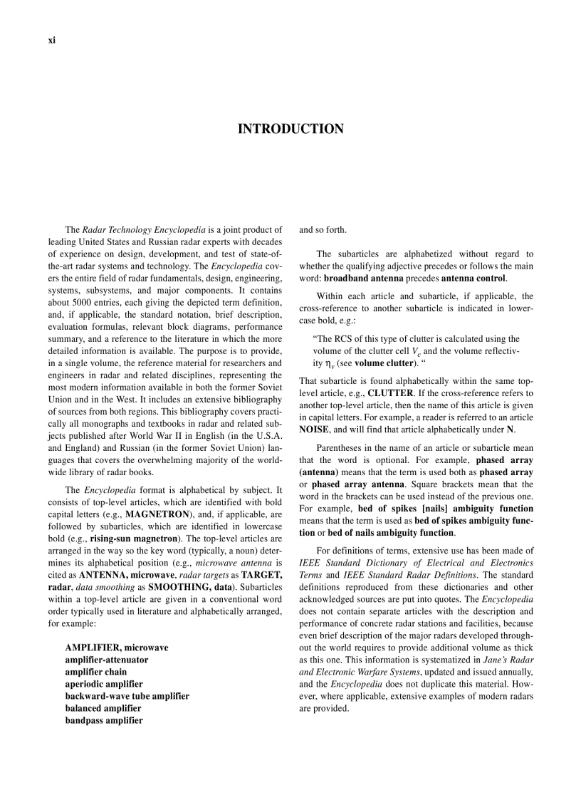 image for page Radar Technology Encyclopedia