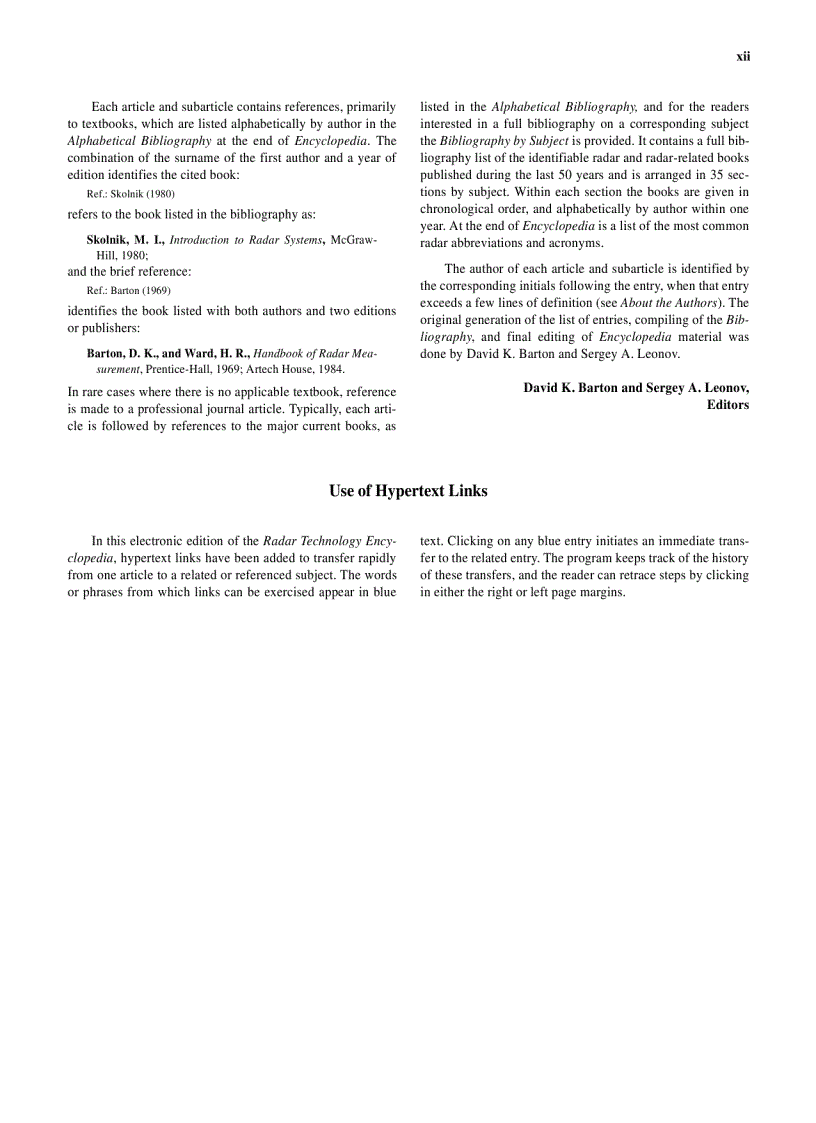 image for page Radar Technology Encyclopedia