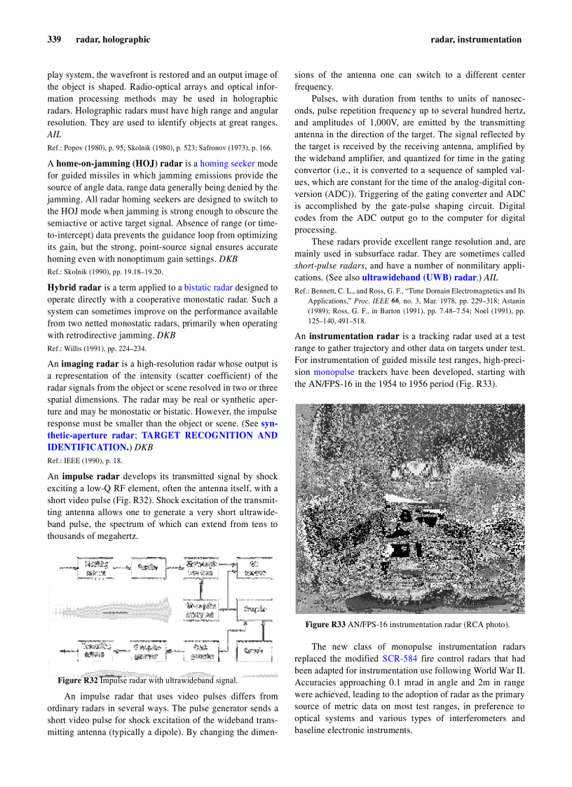 image for page Radar Technology Encyclopedia
