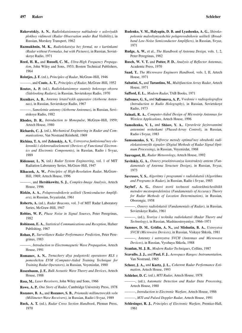 image for page Radar Technology Encyclopedia