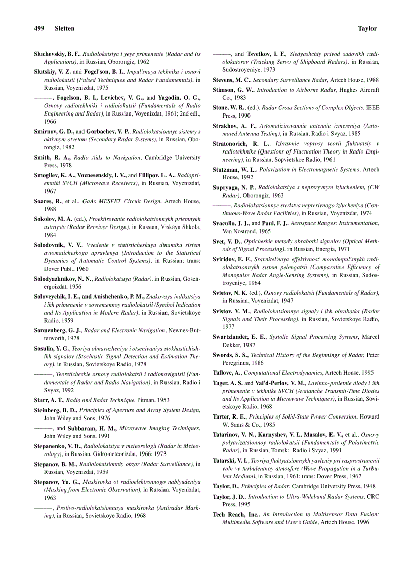 image for page Radar Technology Encyclopedia