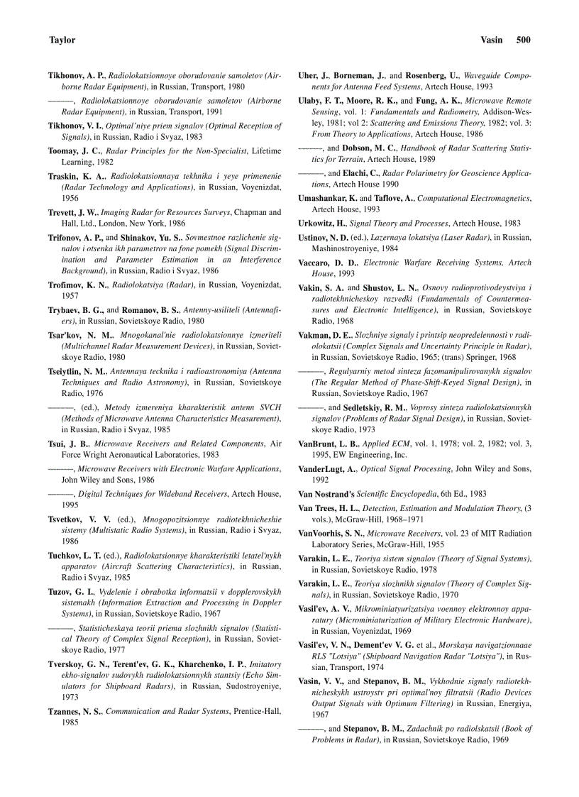 image for page Radar Technology Encyclopedia