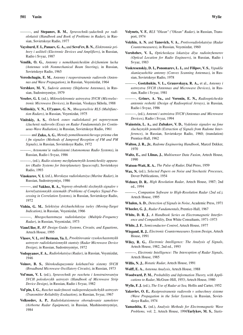 image for page Radar Technology Encyclopedia