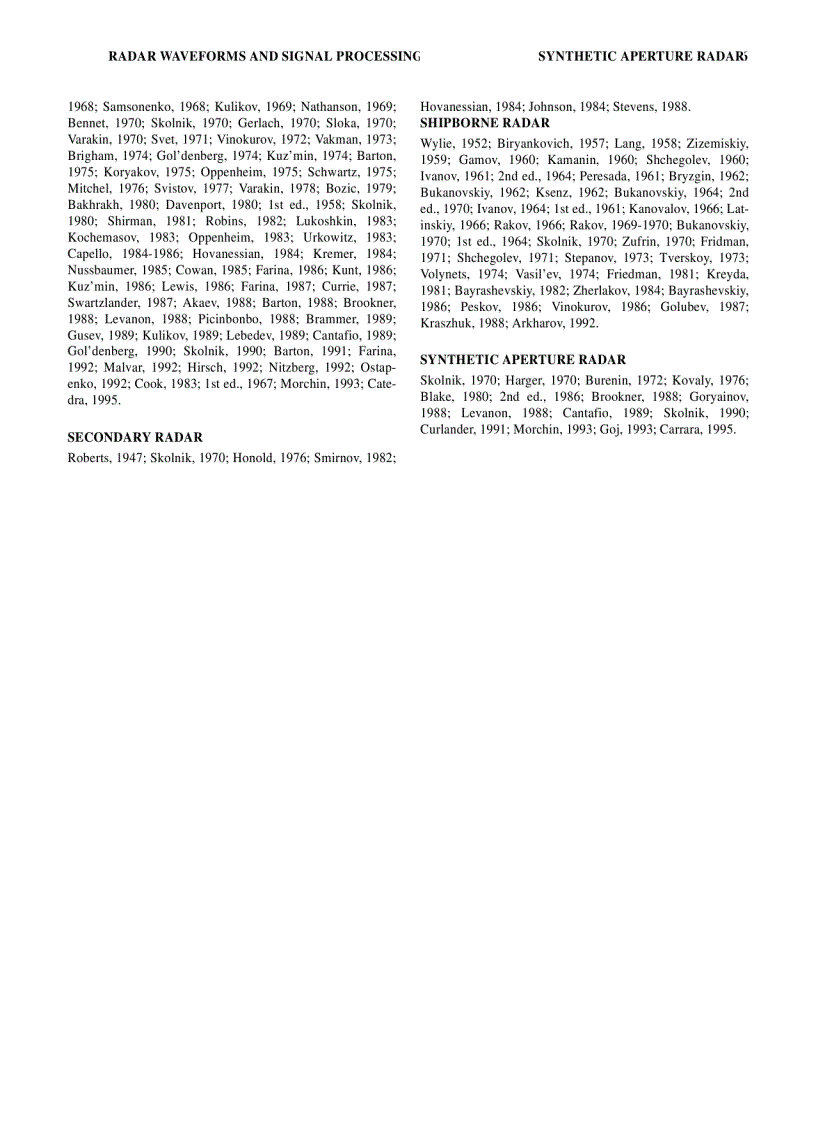 image for page Radar Technology Encyclopedia