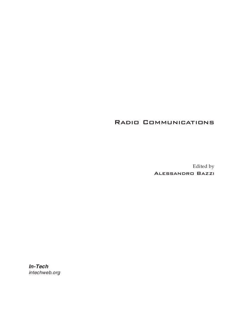 image for page Radio Communications