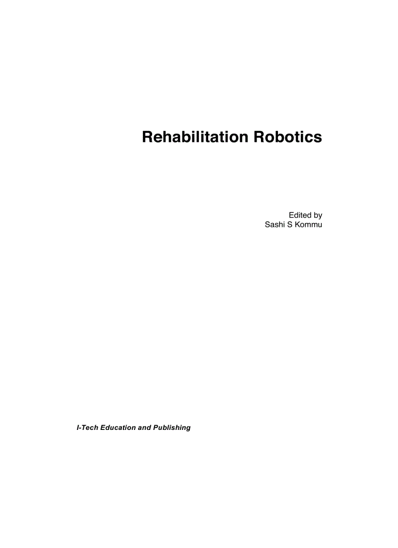 image for page Rehabilitation Robotics