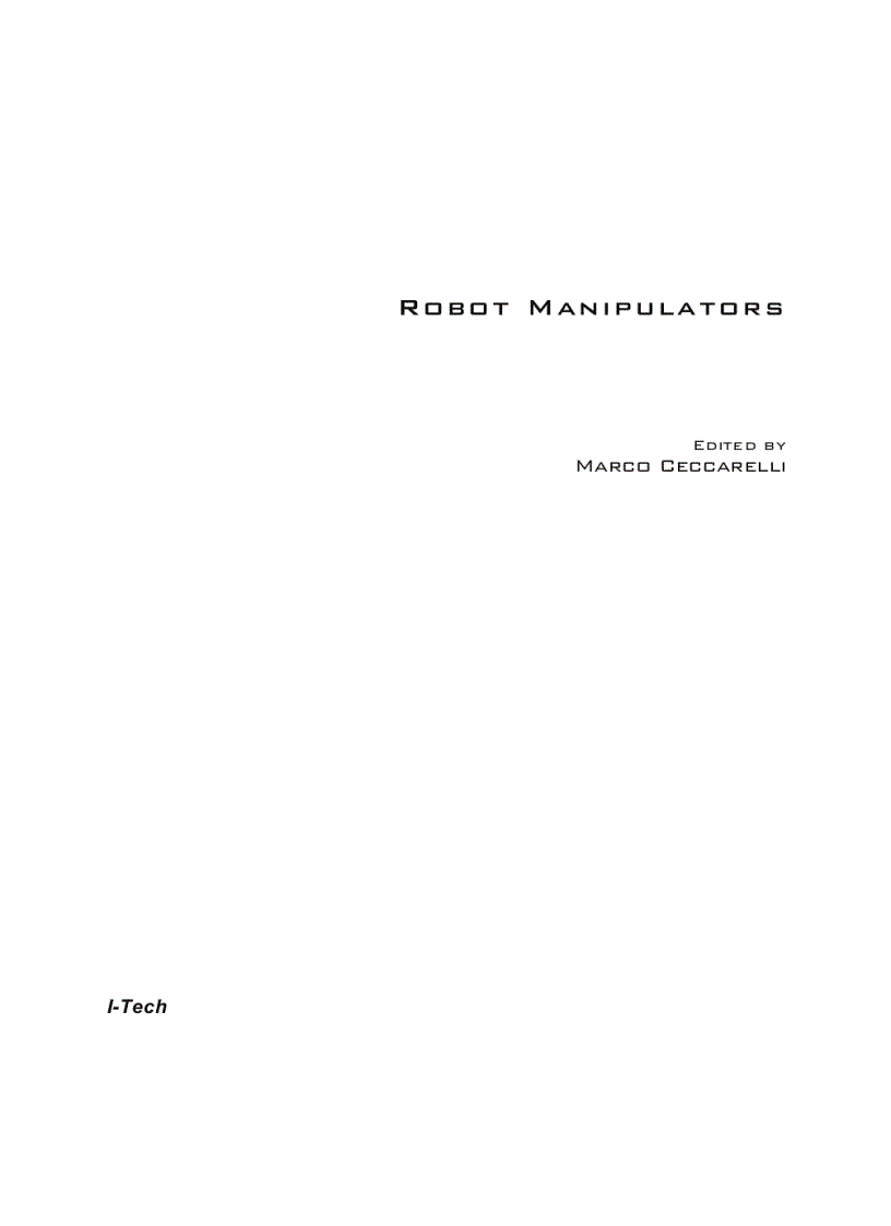 image for page Robot Manipulators