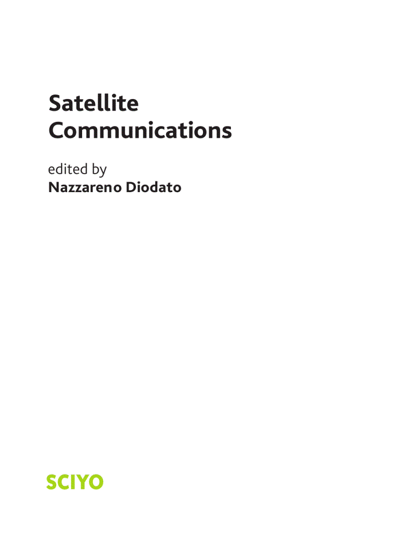 Satellite Communications