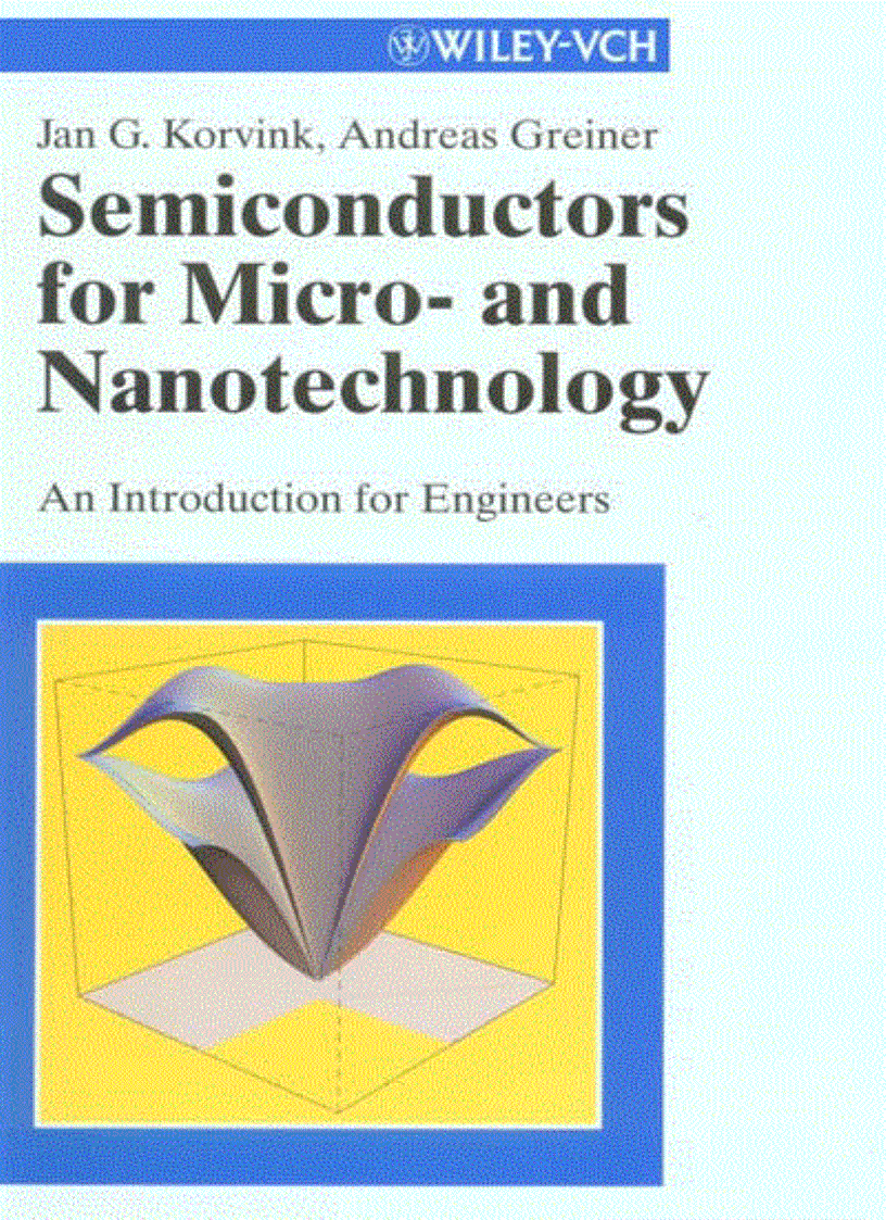 image for page Semiconductors for Micro and Nanotechnology