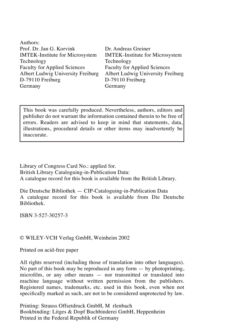 image for page Semiconductors for Micro and Nanotechnology