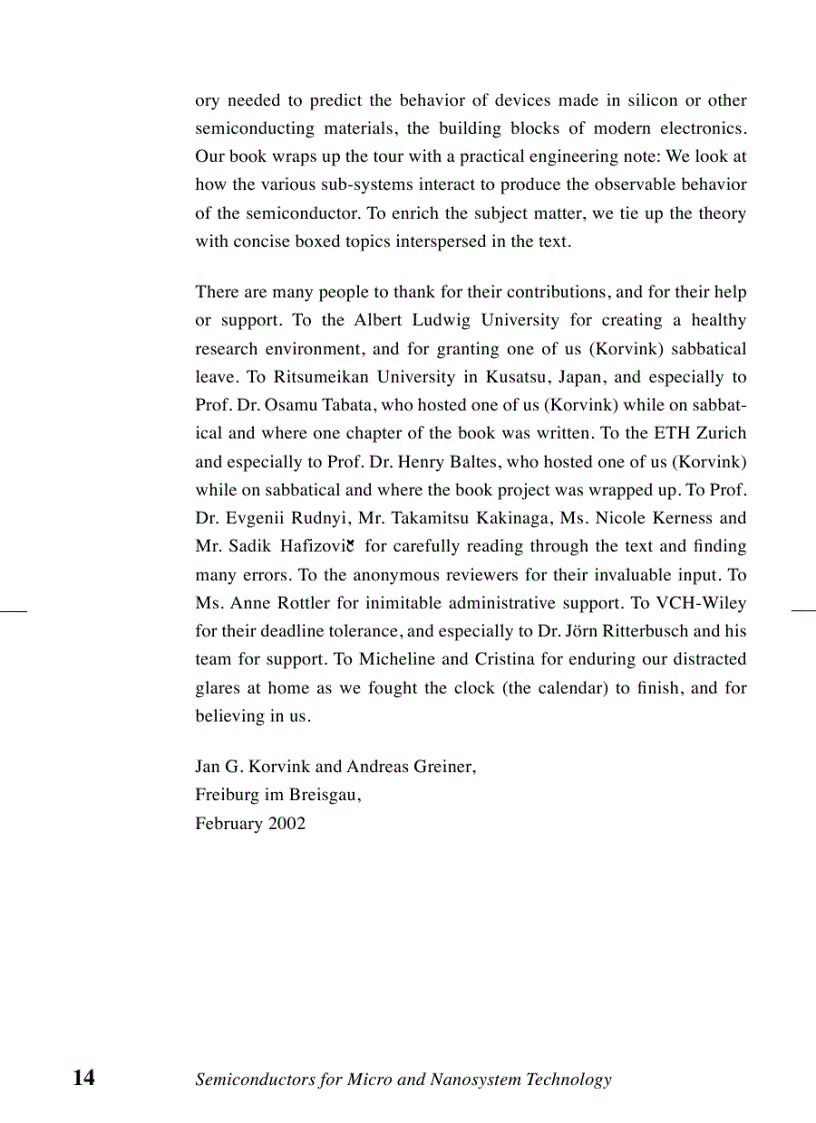 image for page Semiconductors for Micro and Nanotechnology