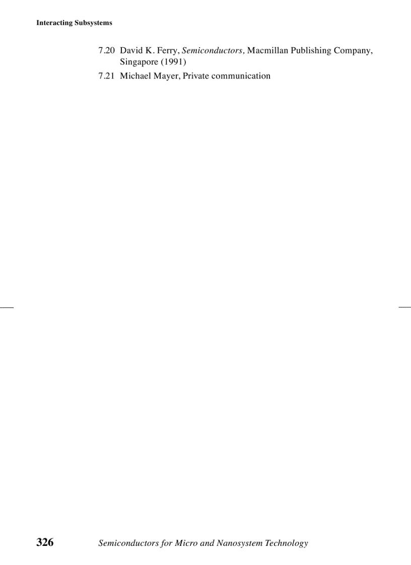 image for page Semiconductors for Micro and Nanotechnology