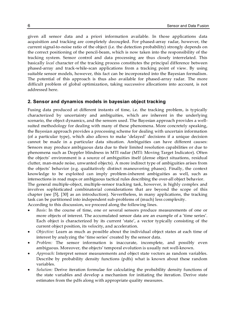 image for page Sensor and Data Fusion
