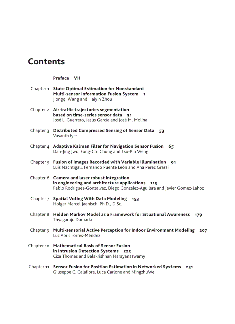 image for page Sensor Fusion and its Applications