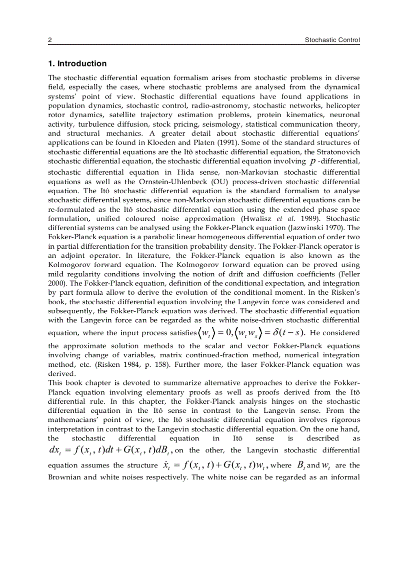 image for page Stochastic Control