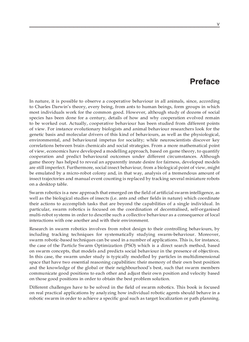 image for page Swarm Robotics from Biology to Robotics