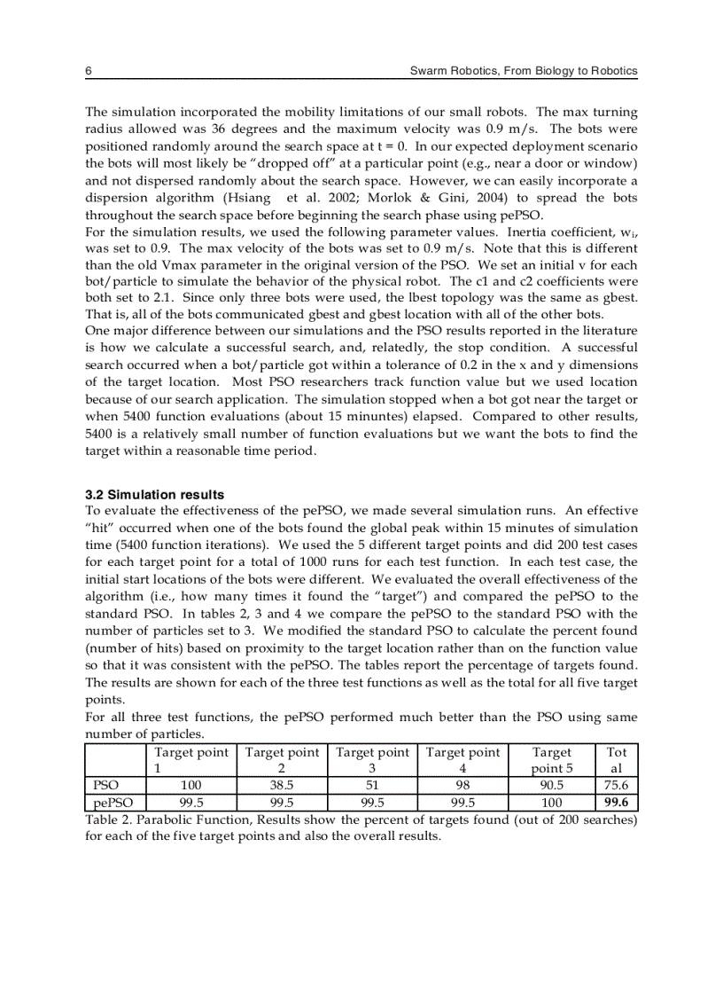 image for page Swarm Robotics from Biology to Robotics