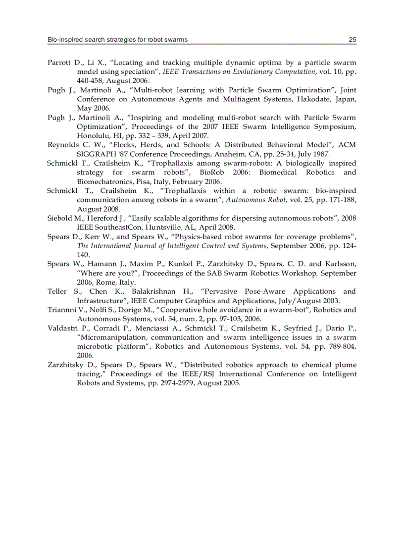 image for page Swarm Robotics from Biology to Robotics
