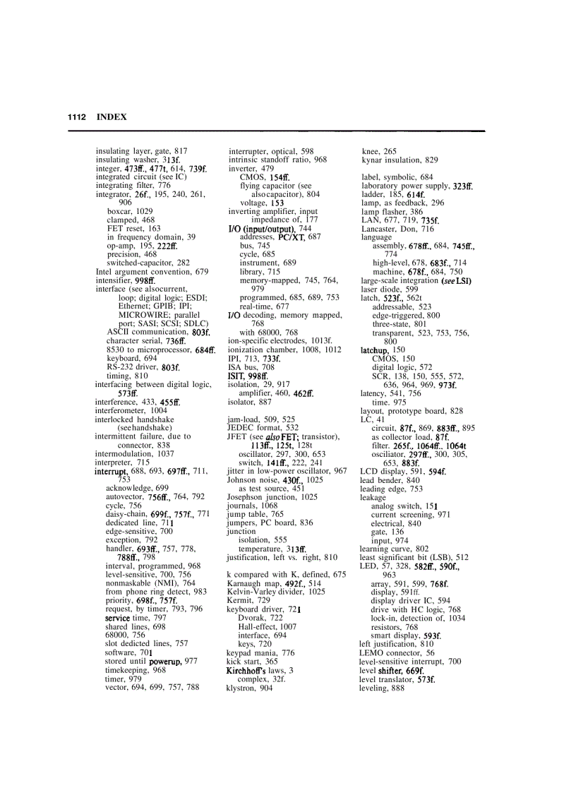 image for page The Art of Electronics 2nd Edition