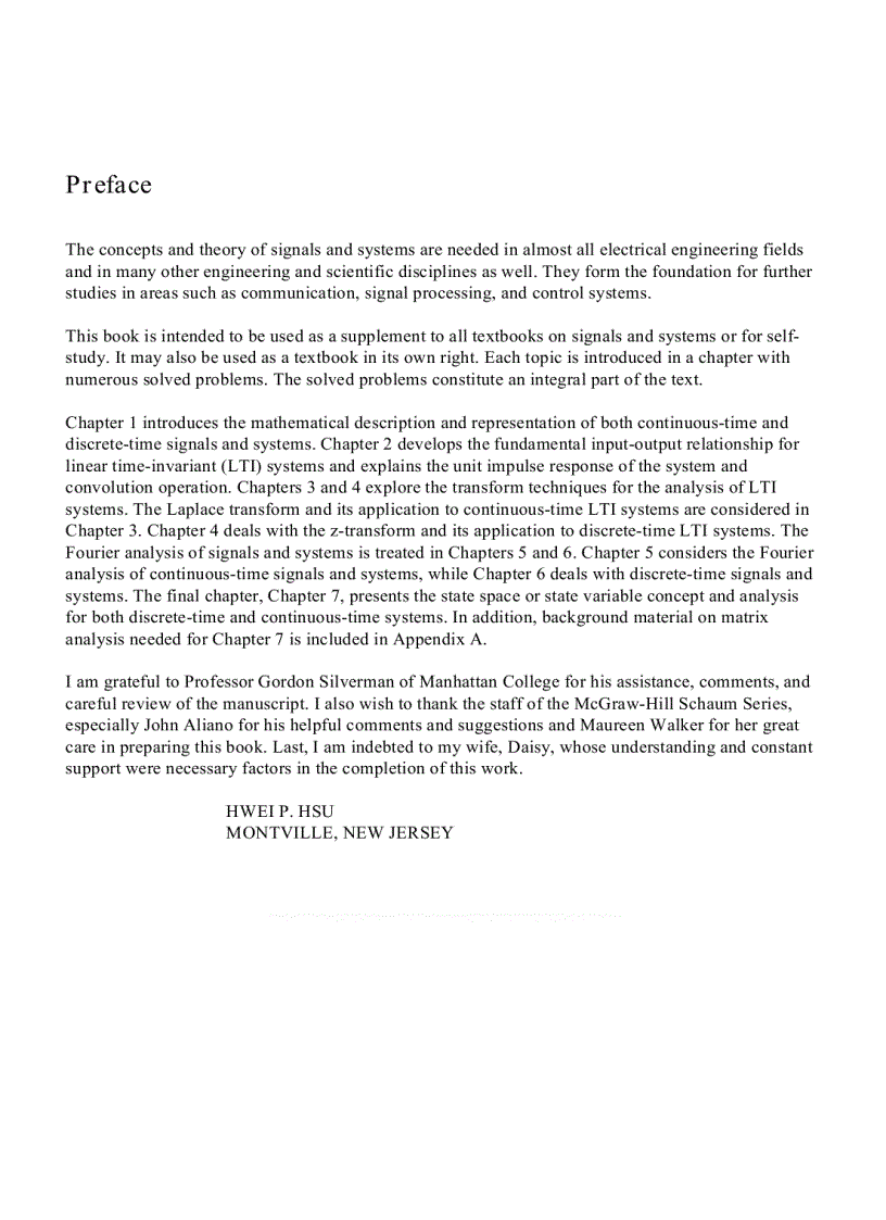 image for page Theory and Problems of Signals and Systems