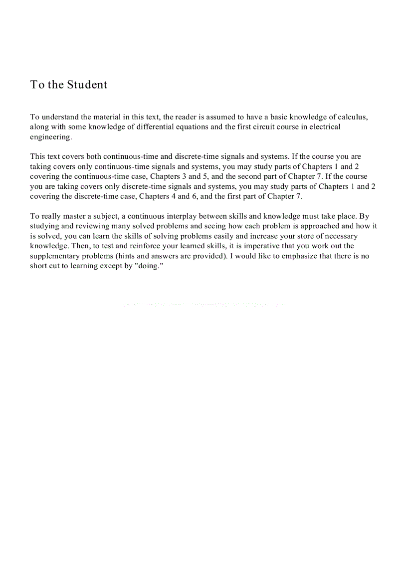 image for page Theory and Problems of Signals and Systems