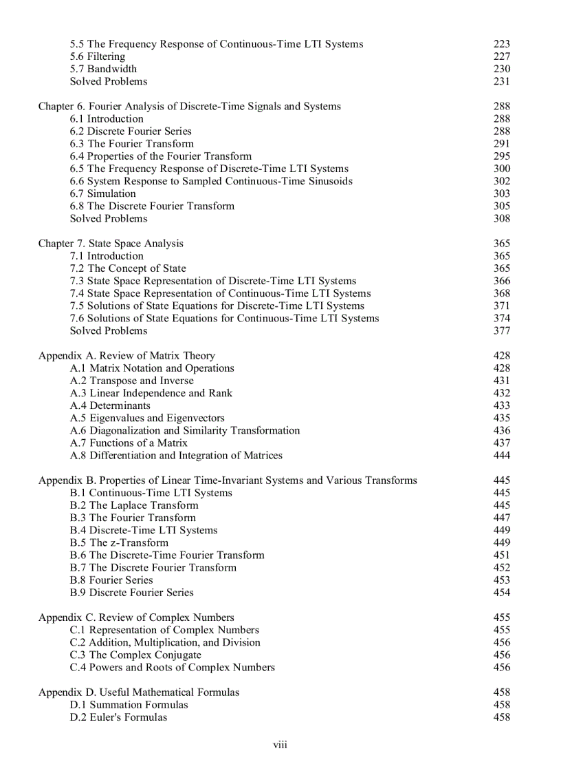 image for page Theory and Problems of Signals and Systems